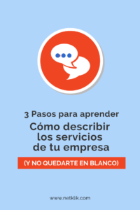 como describir los servicios de tu empresa