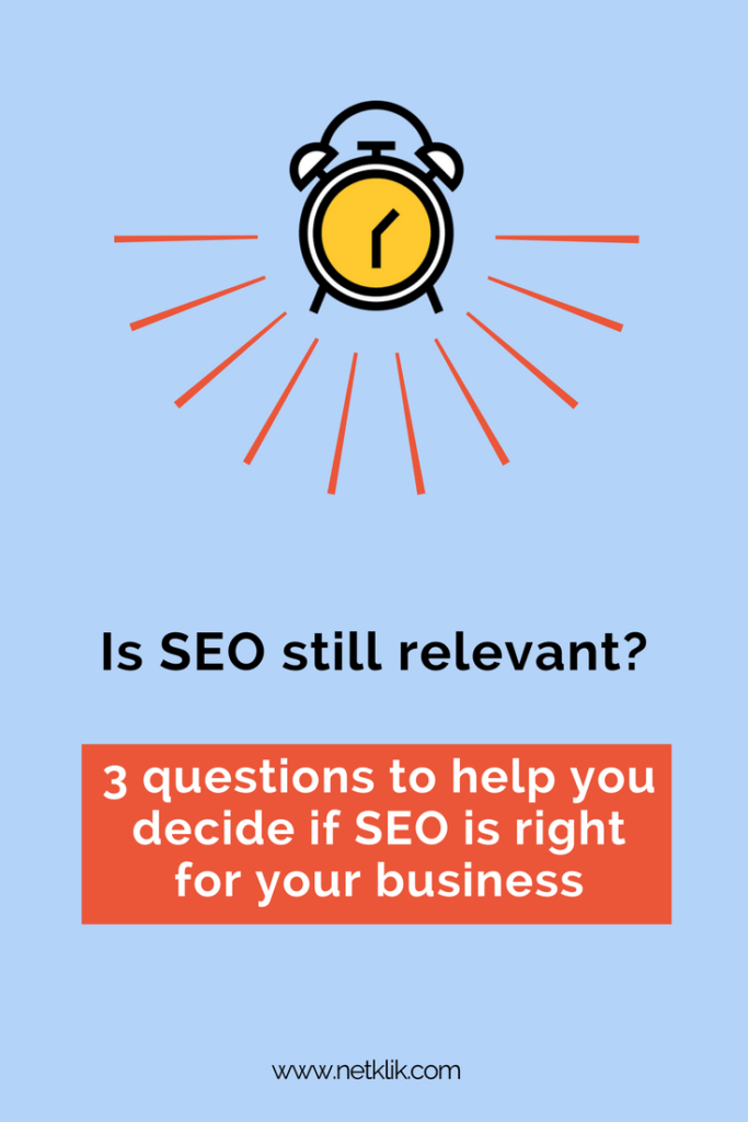 Is SEO still relevant? Netklik